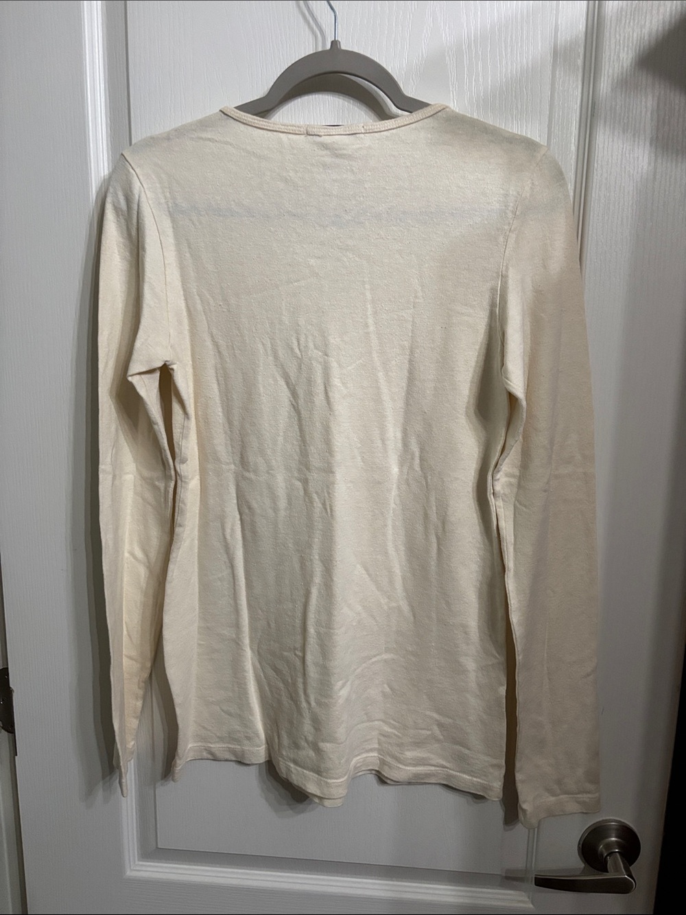 Prairie Underground Long Sleeve Crewneck Top - Cream - Picture 4 of 4